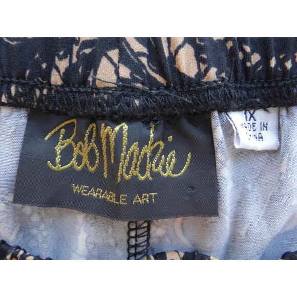 Bob Mackie Wearable Art Palazzo Pants - Elegant Print - Picture 4 of 4